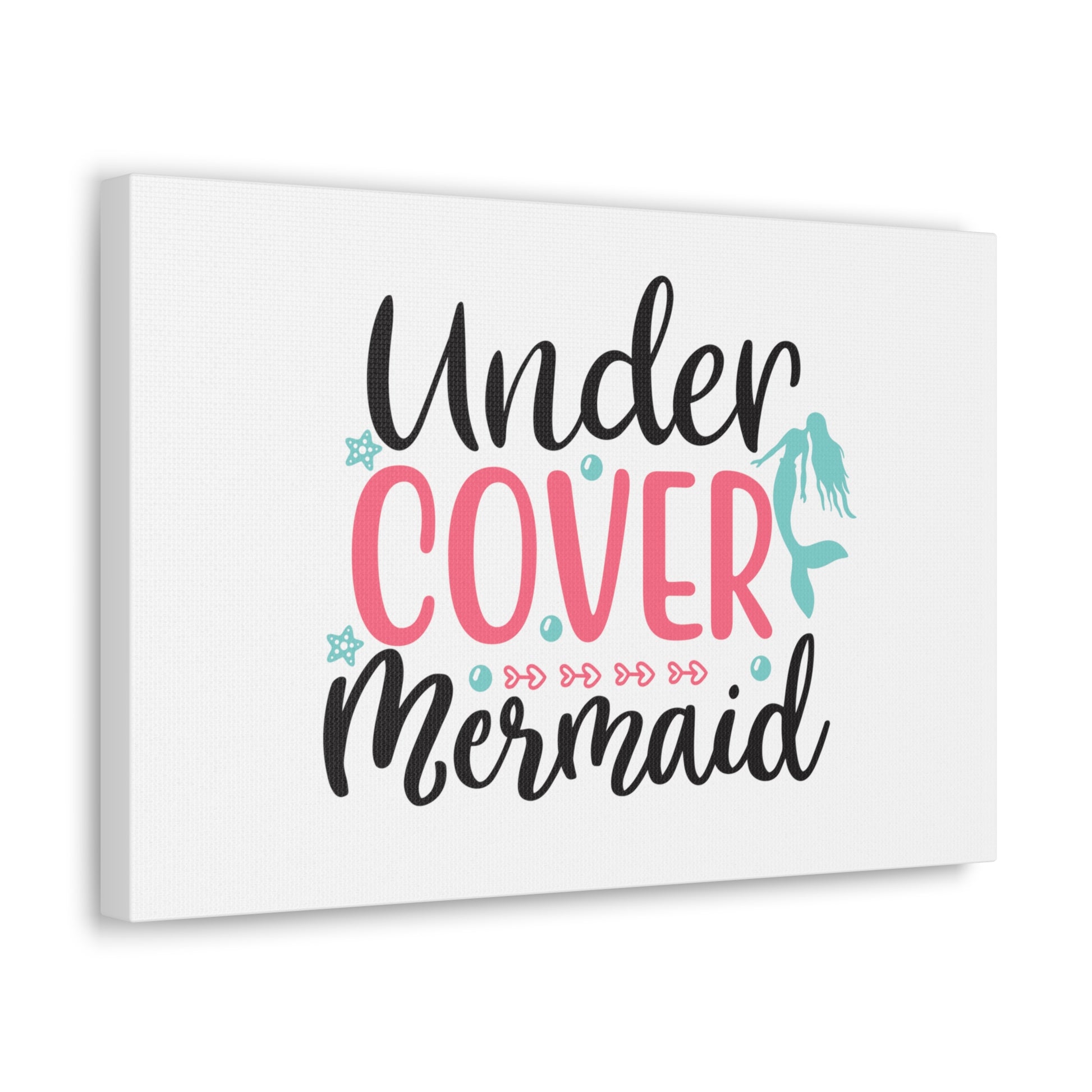 Under Cover Mermaid, Mermaid Wall Art, Coastal Mermaid Decor, Beach House Mermaid Signs, Nautical Mermaid Decor, Mermaid Nursery Wall Decor - SaviTraviDesigns